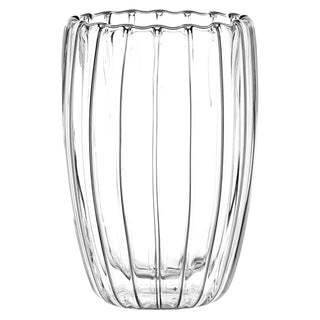 Dobbeltvægget drikkeglas 450 ml – model 3DB04-153, borosilikatglas, gennemsigtigt