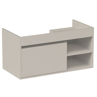Vaskeskab Goodmob Isik 85 med hylde og skuffe, vægophængt, MDF + spånplade, 82 × 41 × 43 cm