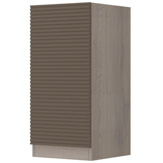Vægophængt badeværelsesskab Savini Due Iris PE235-NA-TP-D, 1 låge, MDF + spånplade, 31,5 × 33,5 × 67 cm