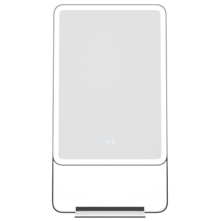 Badeværelsesspejl med LED Savini Due BR-50-90-RE-FR, 50 × 90 cm, touch-betjening, dugfri funktion, rektangulært