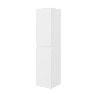 Vægophængt badeværelsesskab Savini Due CU235-BL-GW-L, 2 låger, MDF, 31,5 × 33,5 × 130 cm