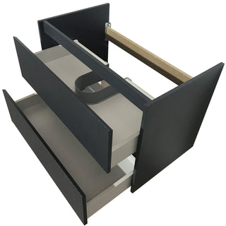 Vaskeskab Martplast Barcelo med skuffer, vægophængt, MDF, 80 × 45 × 51 cm