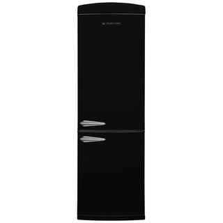 Studio Casa CNFR 373 BLK – Retro køle-/fryseskab 331 L, No Frost, Sort