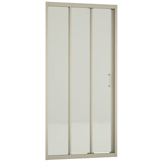 Skydedør til brusekabine, glas, Kadda JY-125, krom profil, 90 × 190 cm