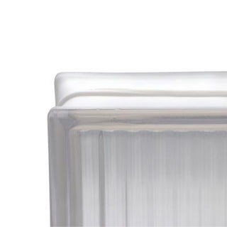 Glasbyggesten Parallel Klar – 19x19x8 cm