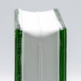 Glasbyggesten Wolke Grøn 19x19x8 cm