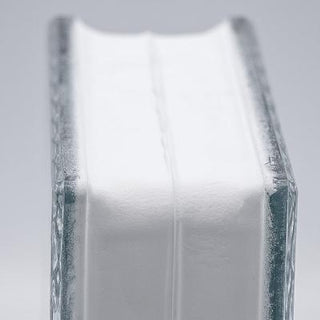 Glasbyggesten Candi Klar – 19x19x8 cm
