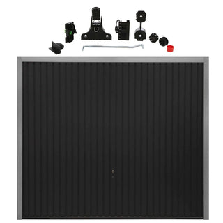 Garageport, Light GSL, 2500x2125 mm, Inkl. Liftronic 500 el-portåbner, To fjernbetjeninger