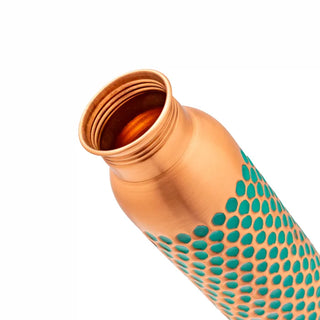 Kobberflaske Elixir 950 ml – Håndlavet i 99,3 % Kobber