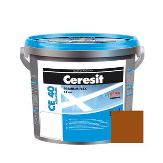 Fugemasse til fliser og klinker Ceresit CE 40, siena, indendørs / udendørs, 5 kg
