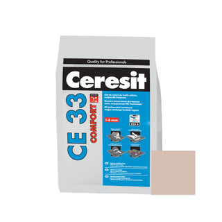Fugemasse til fliser og klinker Ceresit CE 33, bahama beige, indendørs, 5 kg