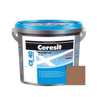 Fugemasse til fliser og klinker Ceresit CE 40, cacao, indendørs / udendørs, 5 kg