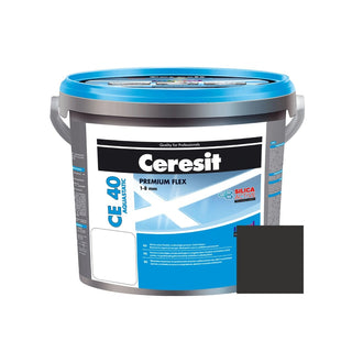 Fugemasse til fliser og klinker Ceresit CE 40, grafit, indendørs / udendørs, 5 kg