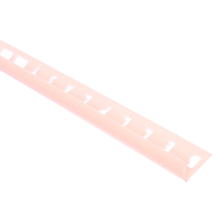 Fliseprofil i PVC, kant til fliser, Bell B-122, lyserød, 10 mm