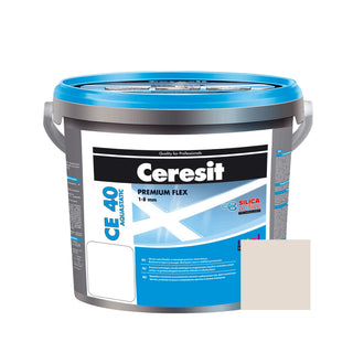 Fugemasse til fliser og klinker Ceresit CE 40, jasmine, indendørs / udendørs, 5 kg