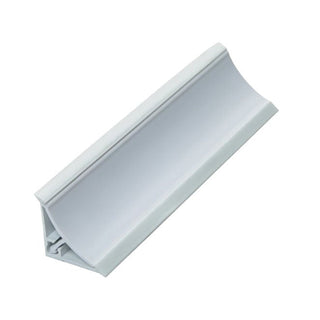 Sokkelliste i PVC til badekar, 91185, hvid, 2,5 m