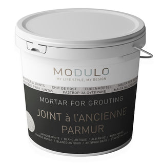 Fugemasse til dekorativ sten Modulo Joint A L'Ancienne, hvid, indendørs / udendørs, 15 kg