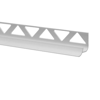 Fliseprofil i PVC til indvendigt hjørne, Sæt 32151, 10 mm, 2,5 m
