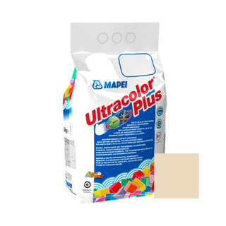 Fugemasse til fliser og klinker Mapei Ultracolor Plus, 131 vanilie, indendørs / udendørs, 5 kg