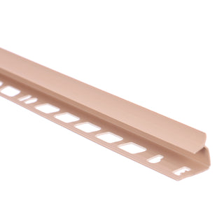 Fliseprofil i PVC, indvendigt hjørne, Bell A-07, beige, 10 mm, 2,5 m