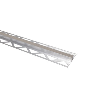 Fliseprofil aluminium til dilatation, til gulv- og vægfliser, med PVC-indsats, 10 × 2500 mm
