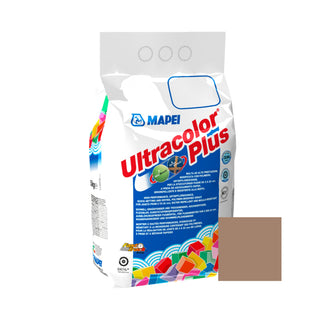 Fugemasse til fliser og klinker Mapei Ultracolor Plus, 142 brown / brun, indendørs / udendørs, 5 kg