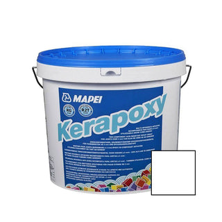 Epoxy-fugemasse til fliser og klinker Mapei Kerapoxy, 100 hvid, indendørs / udendørs, 10 kg