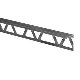 Fliseprofil i aluminium, afslutning til gulv- og vægfliser, SET S52, 12 x 2500 mm