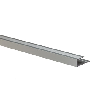 Fliseprofil aluminium til parketafslutning, SÆT S63, 8 × 2700 mm