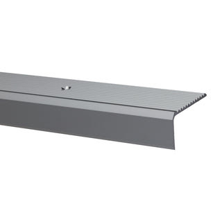 Fliseprofil i aluminium til trin, med skrue og rawlplug, SÆT S33 44 x 23 mm, 0.93 m