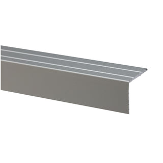 Fliseprofil i aluminium til trin, med skrue, SÆT S45 25 x 20 mm, 3 m