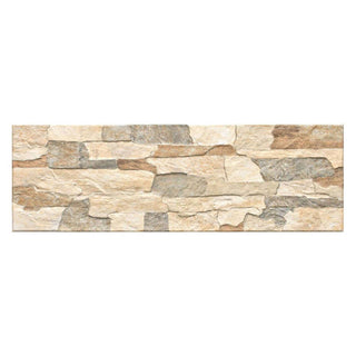 Facadeplade til inde/ude, Cerrad Aragon Savanna 8853, 15 × 45 cm, mat, stenlook