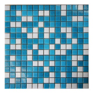 Glasmosaik 102, mix, til inde/ude, 33 x 33 cm