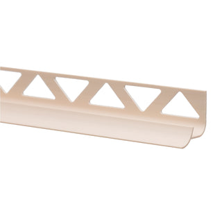 Fliseprofil PVC til indvendigt hjørne, SÆT 32151, ensfarvet, 10 mm, 2,5 m