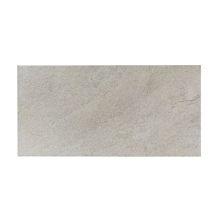 Porcelænsflise til inde/ude, skridsikker, Stone Beige, 30 × 60 cm, mat, stenlook