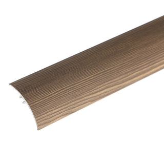 Overgangsfliseprofil i aluminium, niveauforskel, skjulte skruer, kaffe, 2,7 m