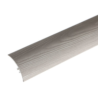 Overgangsfliseprofil i aluminium, niveauforskel, skjulte skruer, caffe, 0,9 m
