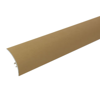 Overgangsfliseprofil aluminium, niveauforskel satineret, 0,9 m