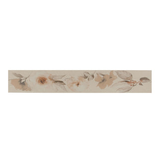 Keramisk bort, Callisto Cream Flowers 26451, mat, 8 × 50 cm