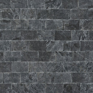 Kløvet marmor Black til inde/ude, 1,5 × 10 × 20 cm