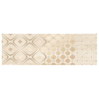 Keramisk dekor til bad/køkken, Gusto Beige Glamour, 24,4 × 74,4 cm, beige, blank