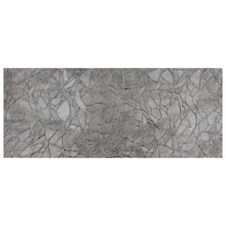 Keramisk dekor til bad/køkken, Cambridge Lita Tango Gris, 25 × 60 cm, blank