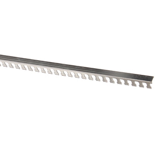 Fliseprofil aluminium til bøjelig afslutning, til fliser, 10 × 2500 mm