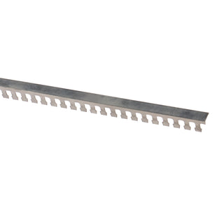 Fliseprofil i aluminium til bøjelig fliseafslutning, 12,5 × 2500 mm