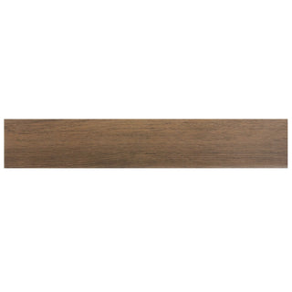 Sokkelliste i porcelænsflise, Woodstyle, mat, mørkebrun, 8 × 45 cm
