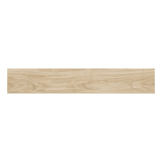 Porcelænsflise til inde/ude, Iberica Beige 9436, 20,4 × 120,4 cm, mat, skridsikker, trælook