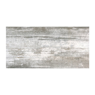Porcelænsflise til inde/ude, 6060-0236 Antiqwood, 30 × 60 cm, hvid, mat, træimitation