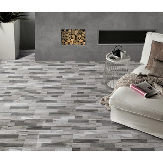 Porcelænsflise til inde/ude, Veranda, 30 × 60 cm, mat, skridsikker, trælook (1 pakke = 1,8 m²)