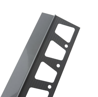 Dryprofil til altan/terrasse, Profiline, aluminium, RAL 7037, 2000 mm