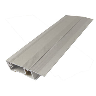 Fliseprofil til overgang ved dørtrin, med klapsystem, aluminium, 100 cm